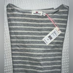 NWT - Vineyard Vines Womens Dress - Size XS - Gray White Stripe